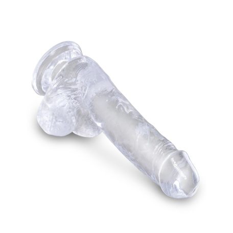 6" with balls Clear