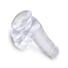 6" with balls Clear