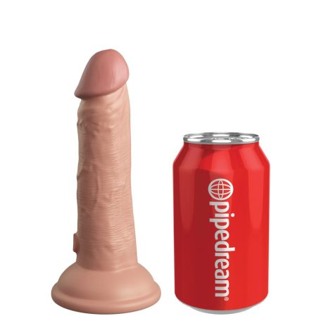 6" Dual Density Silicone Cock  Light