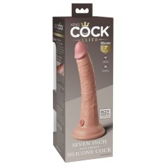 7" Dual Density Silicone Cock  Light