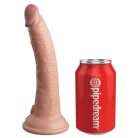 7" Dual Density Silicone Cock  Light