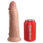 8" Dual Density Silicone Cock  Light