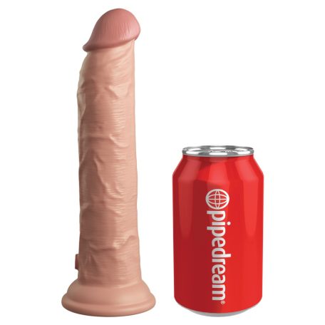 9" Dual Density Silicone Cock  Light