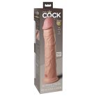 11" Dual Density Silicone Cock  Light