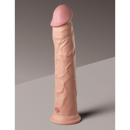 11" Dual Density Silicone Cock  Light